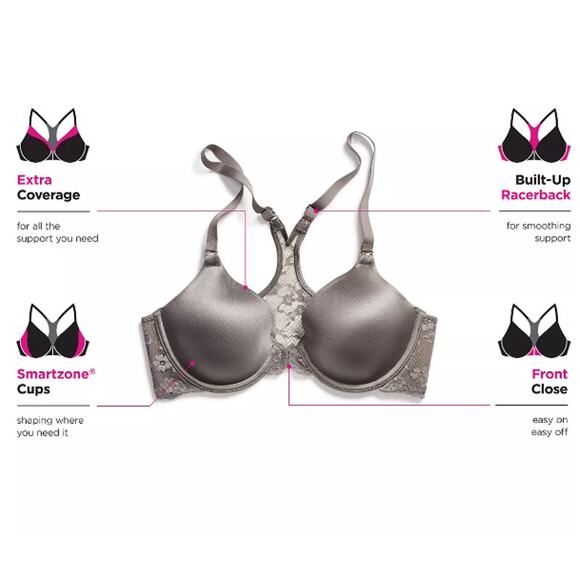 Maidenform Lace Black Bra 40D - Picture 6 of 6